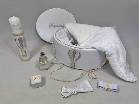 Trusou botez la cufar din catifea si lumanare Exclusive [1]