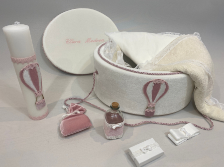 Trusou botez la cufar din catifea si lumanare Exclusive [2]