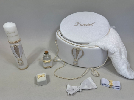 Trusou botez la cufar din catifea si lumanare Exclusive [3]