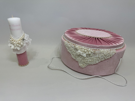 Trusou botez la cufar din catifea si lumanare  Glamour [6]