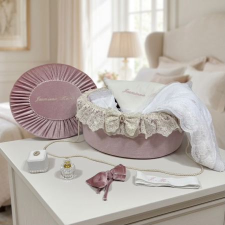 Trusouri Botez Elegance - Trusou botez la cufar din catifea Elegance