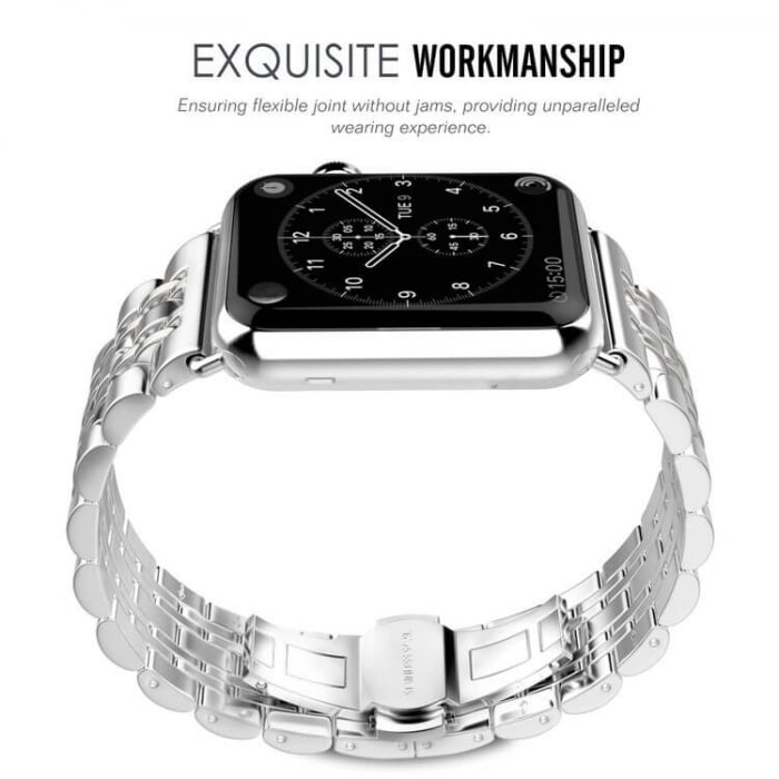 ▷Bratara Apple Watch Business Silver 41/40/38mm- OLBO.ro⭐ [3]