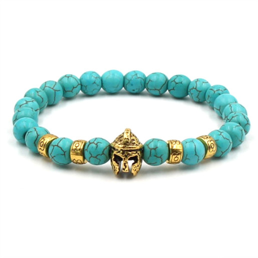 ▷Bratara Spartan Gold Turquoise - OLBO.ro⭐ [1]
