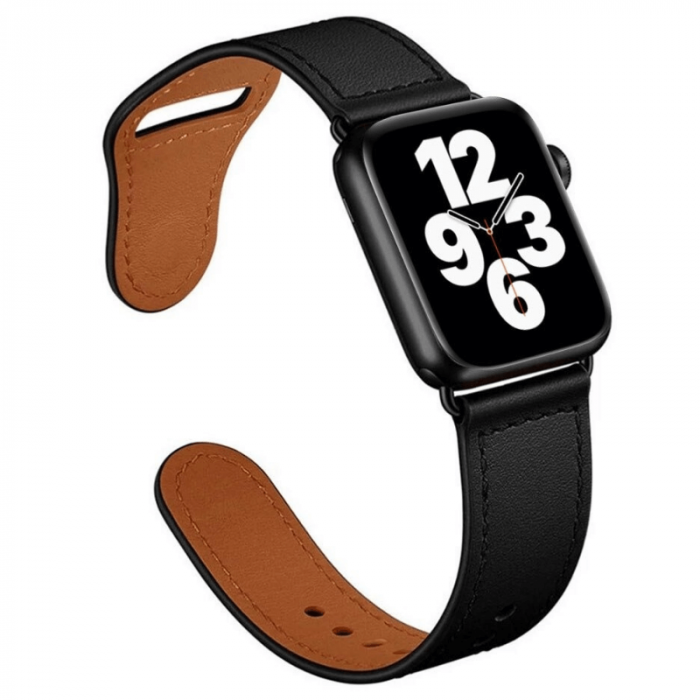 Curea pentru Apple Watch, eleganta, compatibila cu iWatch seria 3 42mm, seria 4 44mm, seria 5 44mm, seria SE 44mm, seria 6 44mm sau seria 7 45mm [8]