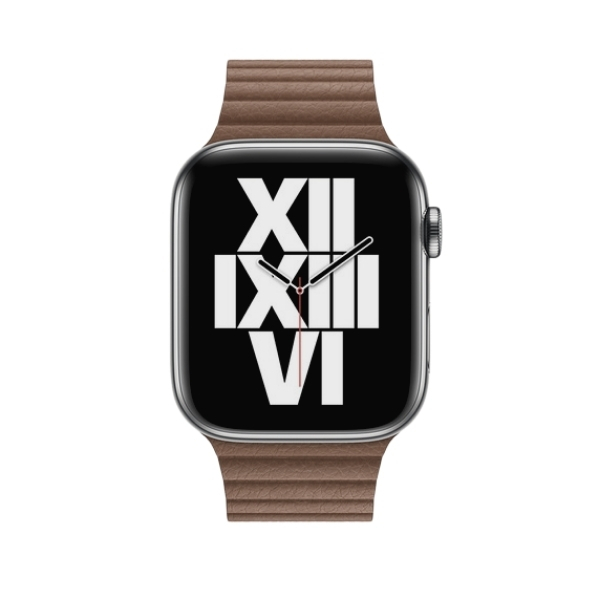Curea pentru Apple Watch, eleganta, din piele maro, cu prindere magnetica, compatibila cu iWatch seria 3 42mm, seria 4 44mm, seria 5 44mm, seria SE 44mm, seria 6 44mm sau seria 7 45mm [2]