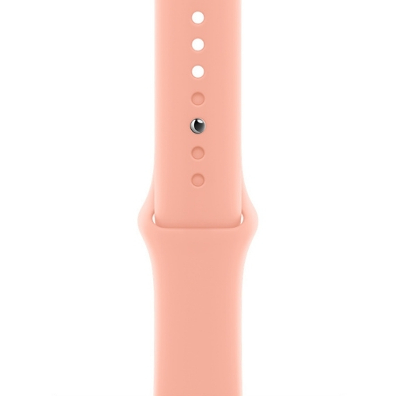 Curea sport pentru Apple Watch, din silicon roz-grape fruit, compatibila cu iWatch seria 3 38mm, seria 4 40mm, seria 5 40mm, seria SE 40mm, seria 6 40mm sau seria 7 41mm [1]