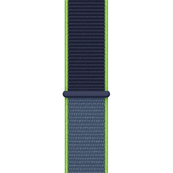 Curea pentru Apple Watch, sport loop, albastra bleumarin, din nylon(material textil), compatibila cu iWatch seria 3 42mm, seria 4 44mm, seria 5 44mm, seria SE 44mm, seria 6 44mm sau seria 7 45mm [1]