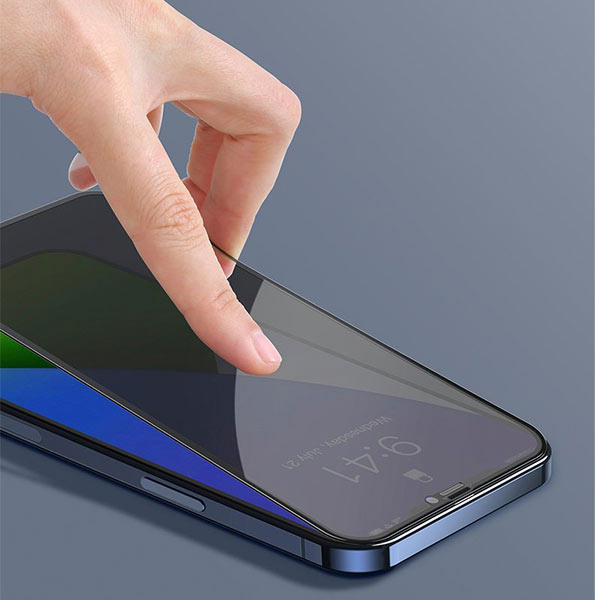 Folie privacy iPhone 12 Pro, din sticla securizata [5]