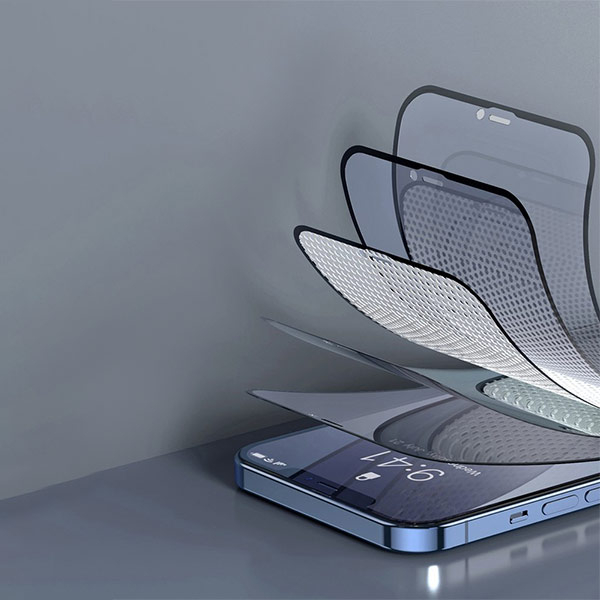 Folie Privacy iPhone 12 Pro Max, din sticla securizata [6]