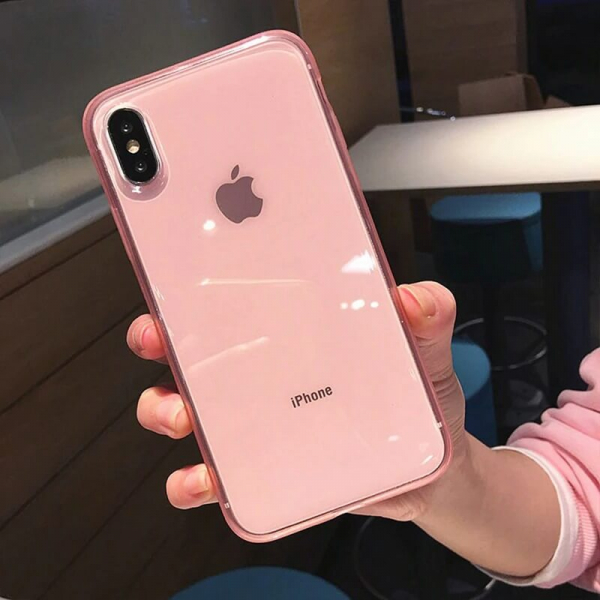 Husa iPhone 7/8/SE(2020) roz rose-transparent [2]