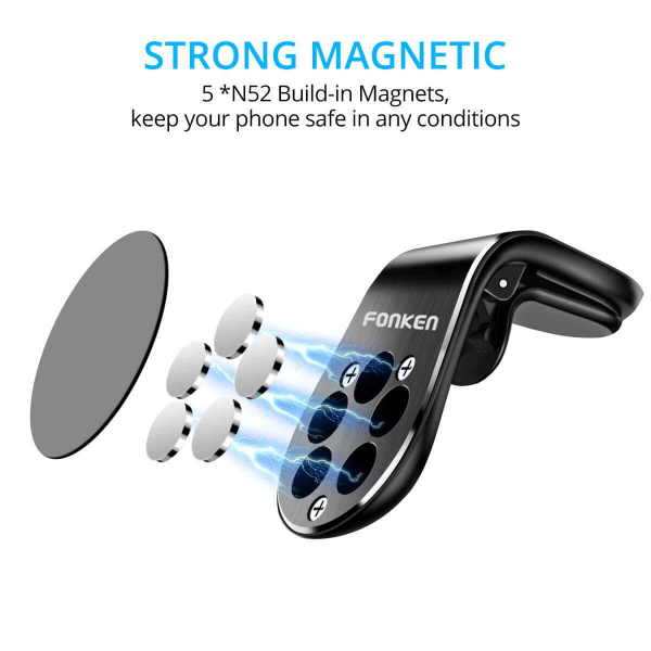 Suport auto magnetic pentru telefon Fonken [5]