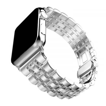 ▷Bratara Apple Watch Business Silver 41/40/38mm- OLBO.ro⭐ [1]