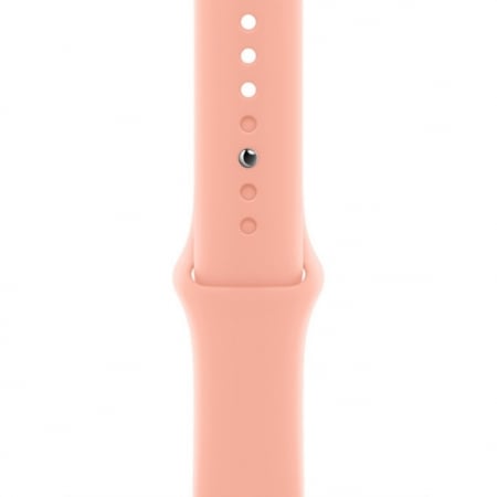 Curea sport pentru Apple Watch, din silicon roz-grape fruit, compatibila cu iWatch seria 3 38mm, seria 4 40mm, seria 5 40mm, seria SE 40mm, seria 6 40mm sau seria 7 41mm [0]