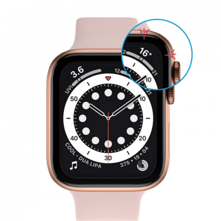 Folie de protectie, full glue, full cover, flexibila si rezistenta, potrivita pentru Apple Watch Seria 7 41mm [13]