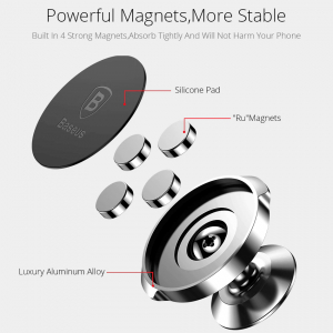 Suport telefon auto magnetic cu adeziv Baseus [3]