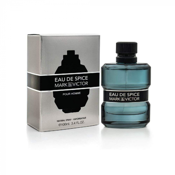 Parfum Eau De Spice Mark & Victor, Fragrance World, apa de parfum 100 ml, barbati - inspirat din  Spicebomb Pour Homme by Viktor Rolf [2]