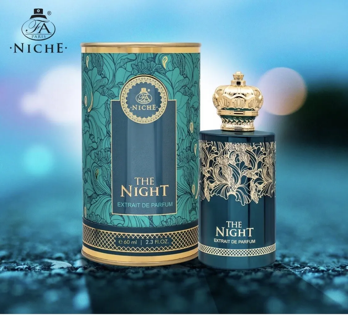 Parfum The Night Extrait De Parfum, Fragrance World, apa de parfum 60 ml, unisex - inspirat din Frederic Malle The Night [5]