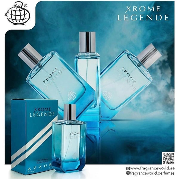 Parfum X Rome Legende, Fragrance World, apa de parfum 100 ml, barbati - inspirat din Chrome Legend by Azzaro [4]