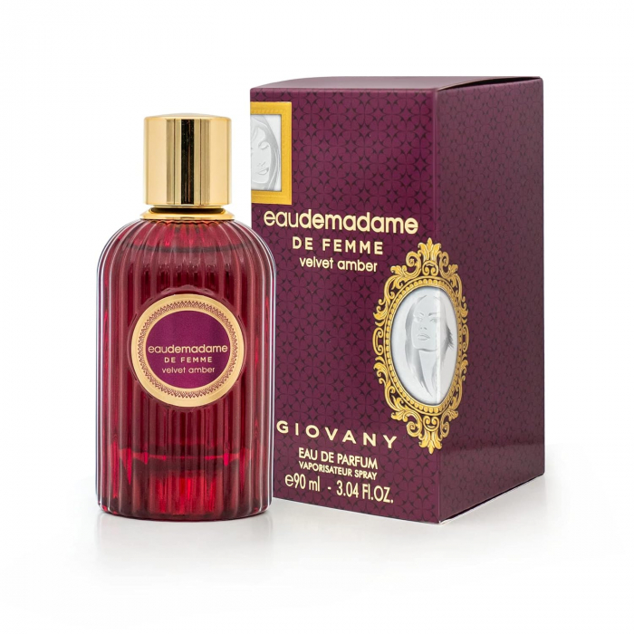 Parfum Eaudemadame De Femme Velvet Amber, Fragrance World, apa de parfum 100 ml, femei - inspirat din  Eaudemoiselle de Givenchy Ambre Velours by Givenchy [4]
