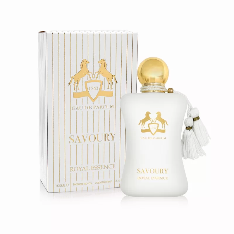 Parfum Savoury Royal Essence, Fragrance World, apa de parfum 100 ml, femei - inspirat din Sedbury by Marly [2]