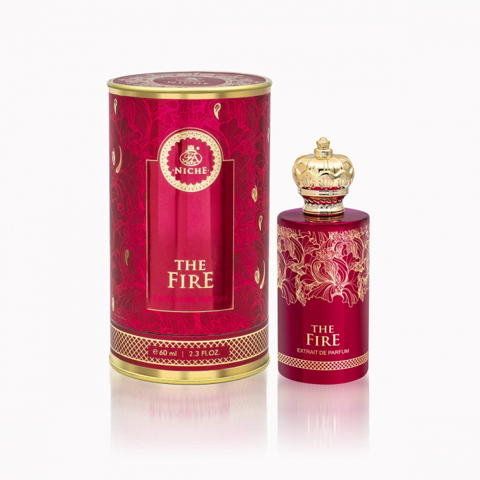 Parfum The Fire Extrait De Parfum, Fragrance World, apa de parfum 60 ml, unisex - inspirat din Nuit de Feu by Louis Vuitton [2]