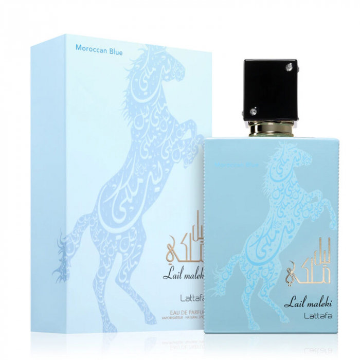Parfum Lail Maleki Moroccan Blue, Lattafa, apa de parfum 100ml, unisex [2]