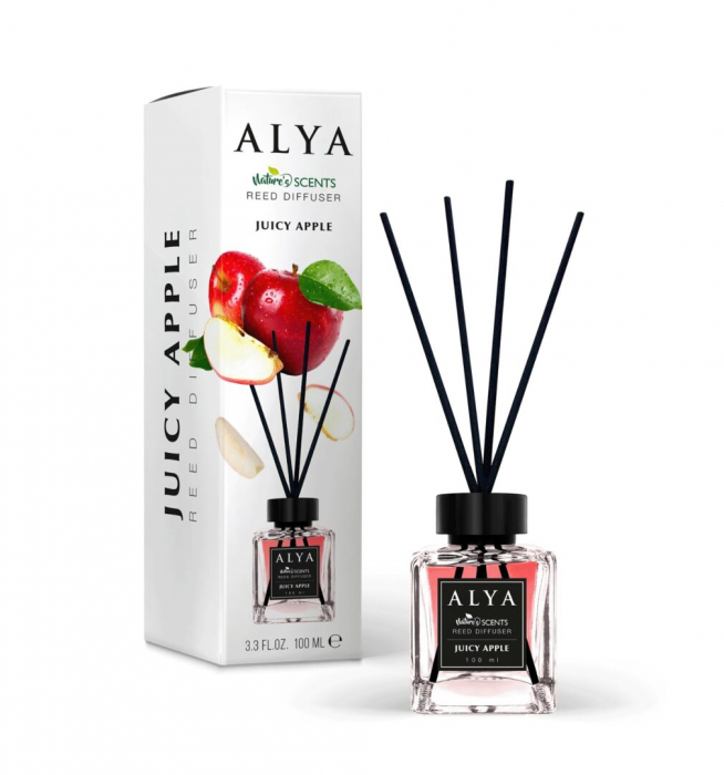 Deodorant de Camera Juicy Apple, Alya, Reed Diffuser 100 ml [2]