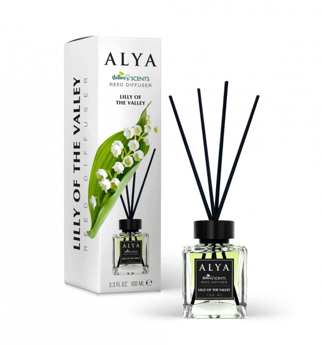 Deodorant De Camera Lilly Of The Valley, Alya, Reed Diffuser 100 Ml