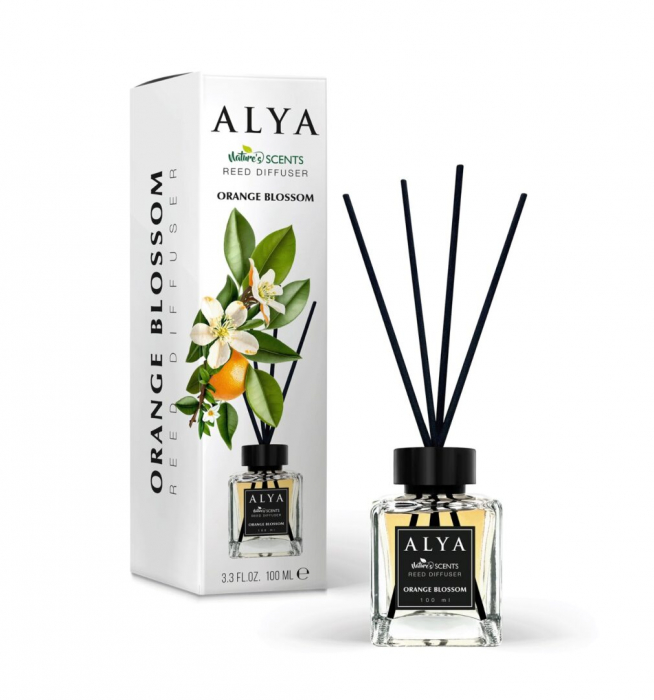 Deodorant de Camera Orange Blossom, Alya, Reed Diffuser 100 ml [2]