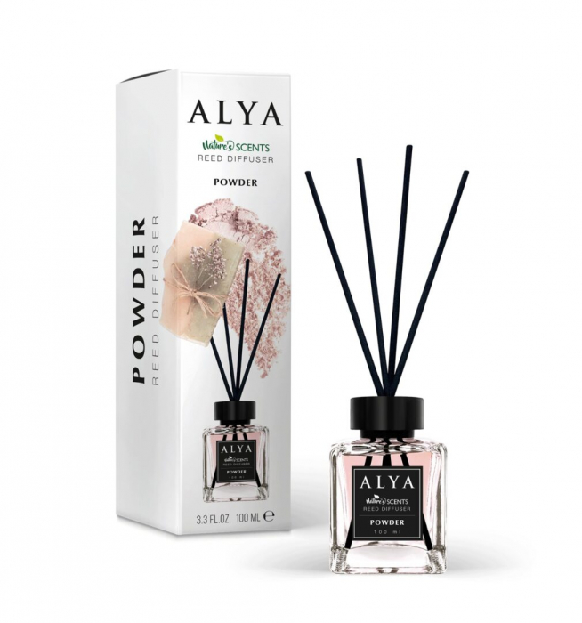 Deodorant de Camera Powder, Alya, Reed Diffuser 100 ml