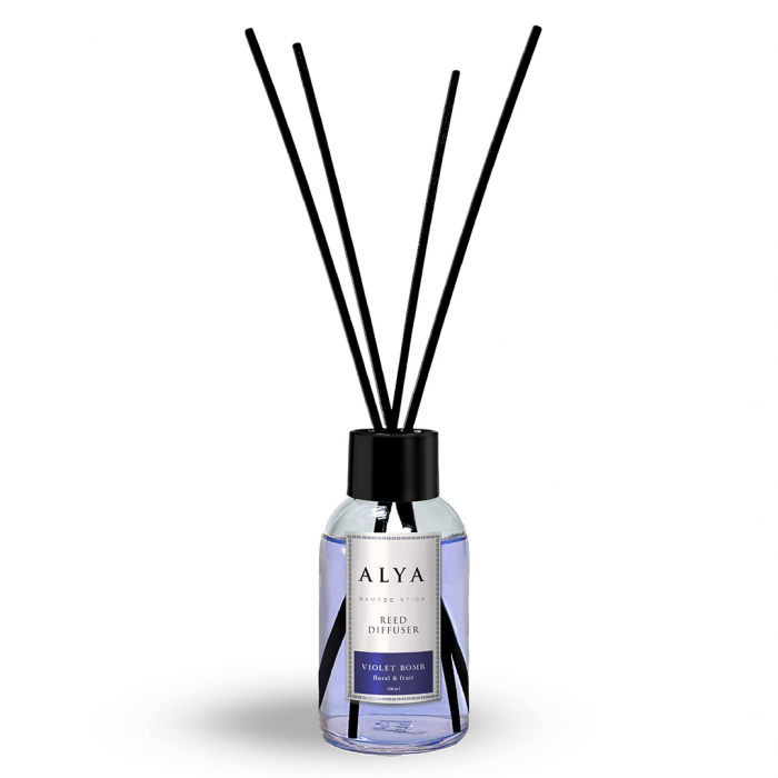 Deodorant de Camera Violet Bomb, Alya, Reed Diffuser 100 ml [2]
