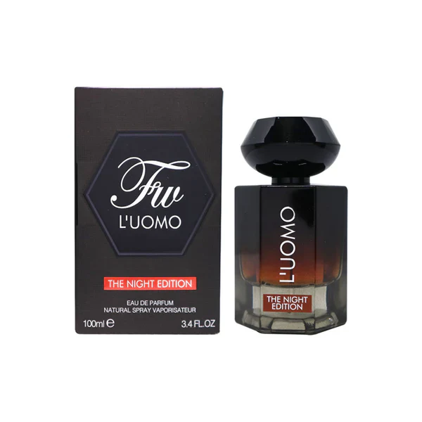Parfum L' Uomo The Night Edition, Fragrance World, apa de parfum 100 ml, barbati - inspirat din La Nuit de l'Homme by  Yves Saint Laurent [2]