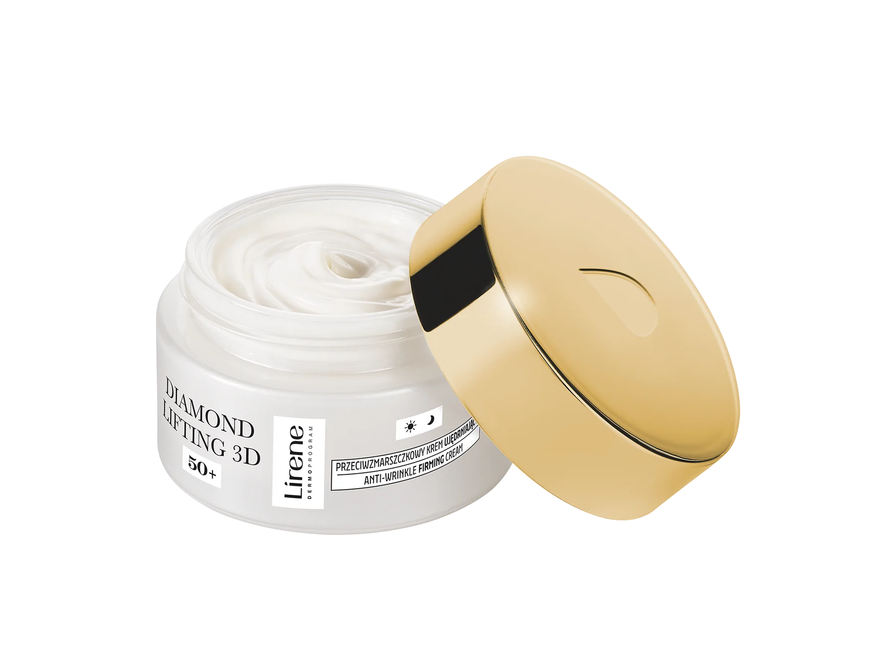 Lirene Diamond Lifting 3D - Crema anti-rid cu efect de fermitate 50+ pentru zi si noapte, 50ml [3]