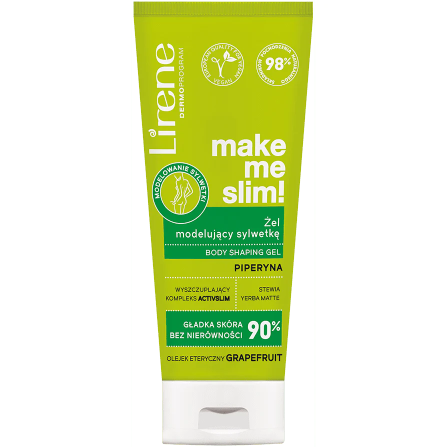 Lirene Make Me Slim - Set anticelulitic - gel remodelator corporal si perie pentru masaj uscat, 100ml [2]