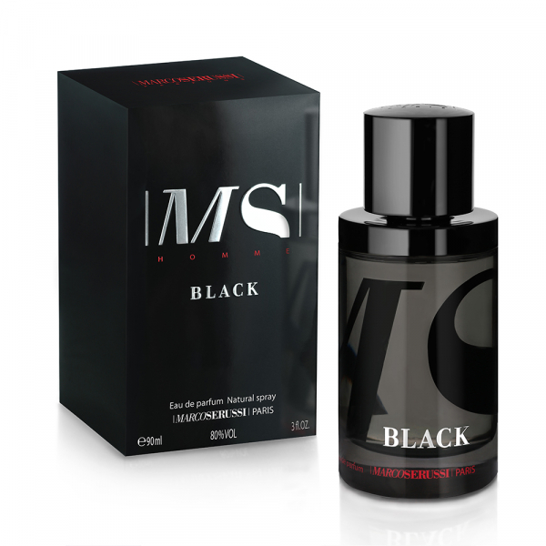 Marco Serussi Black, apa de parfum 90 ml, barbati [2]