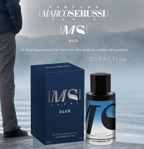 Marco Serussi Blue, apa de toaleta 90 ml, barbati [3]