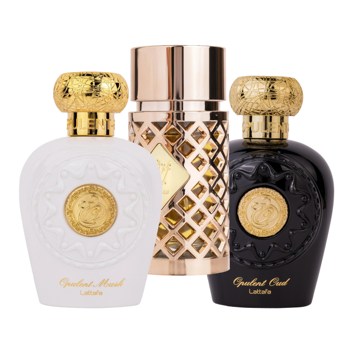 OFERTA SPECIALA – Pachet 3 parfumuri Best Seller, Opulent Oud 100 ml, Opulent Musk 100 ml si Jazzab Gold 100 ml 100 imagine pret reduceri