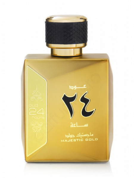 Parfum Arabesc Oud 24 Hours Majestic Gold, Apa De Parfum 100 Ml, Unisex