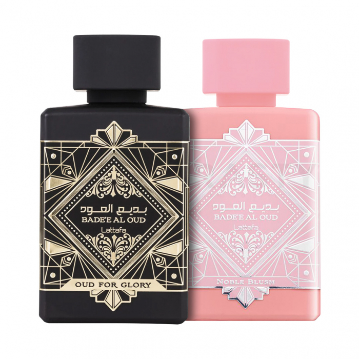 Pachet 2 parfumuri Badee Al Oud 100 ml si Badee Al Oud Noble Blush 100 ml