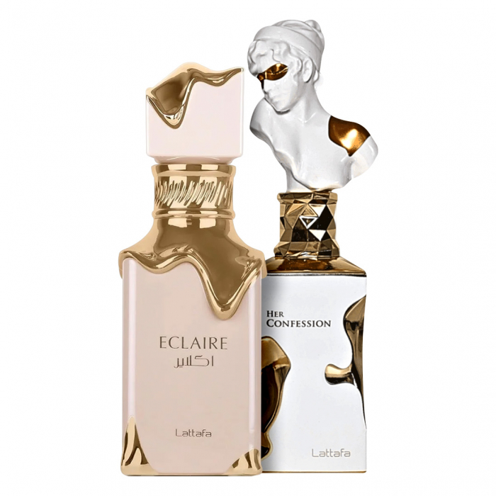 Pachet 2 parfumuri best seller, Lattafa Eclaire 100 ml si Lattafa Her Confession 100 ml