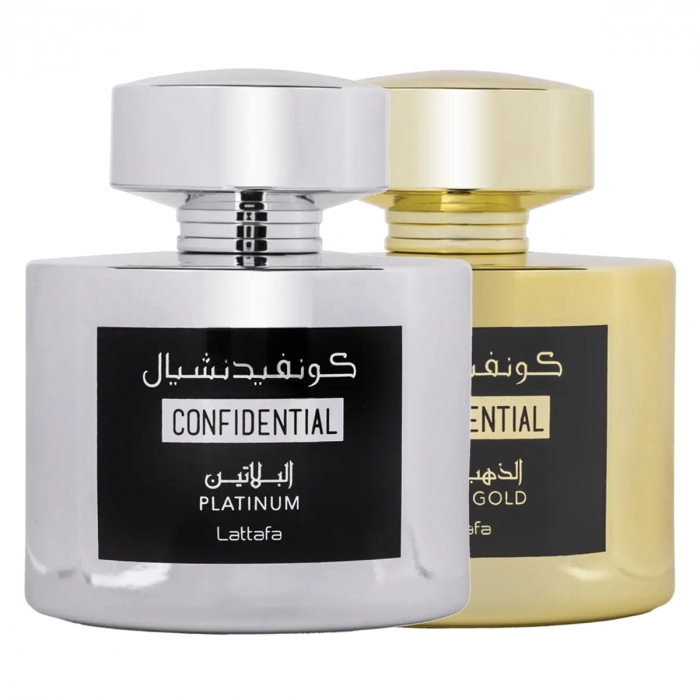 Pachet 2 parfumuri, Confidential Gold 100 ml si Confidential Platinum 100 ml [3]