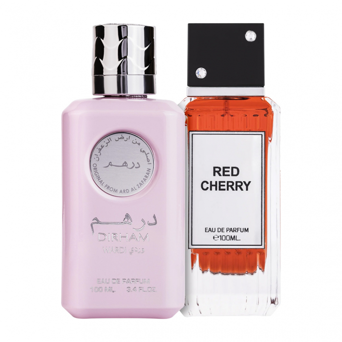 Pachet 2 parfumuri Dirham Wardi 100 ml si Red Cherry 100 ml