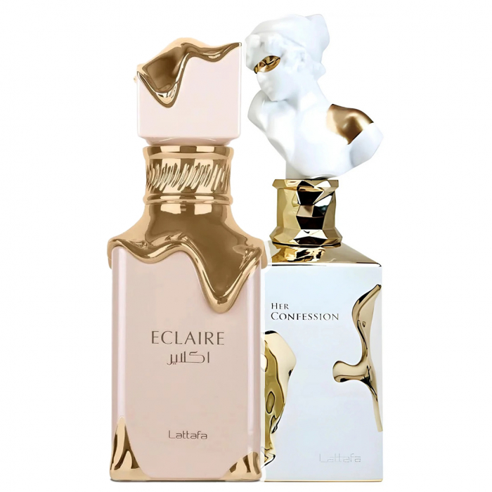 Pachet 2 parfumuri best seller, Lattafa Eclaire 100 ml si Lattafa Her Confession 100 ml