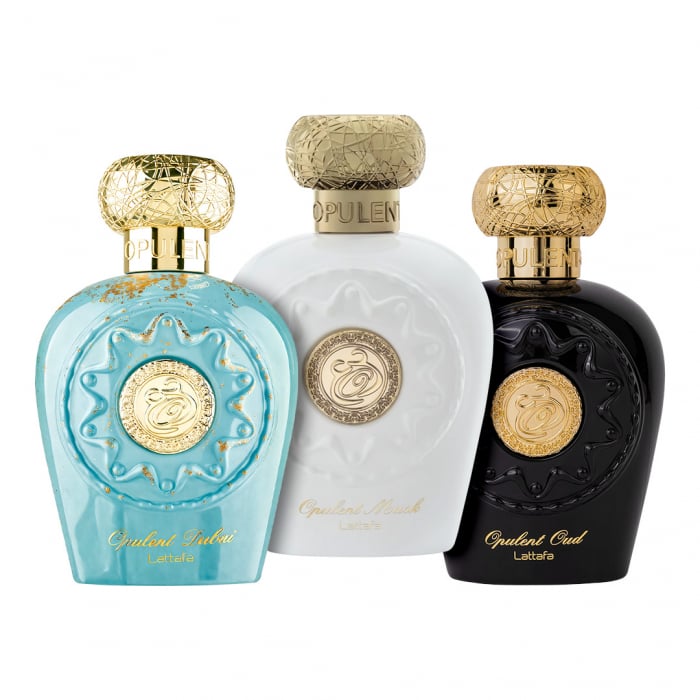 Pachet 3 parfumuri, Opulent Dubai 100 ml, Opulent Oud 100 ml si Opulent Musk 100 ml
