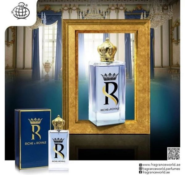 Parfum Riche Royale, Fragrance World, apa de parfum 100 ml, barbati - inspirat din  K by D&G [4]