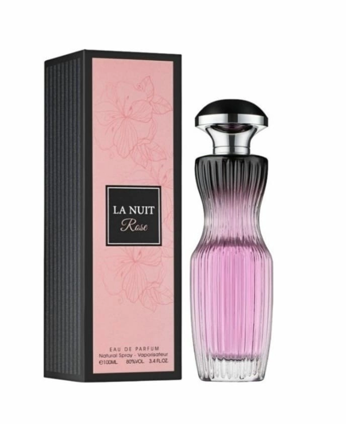 Parfum La Nuit Rose, Fragrance World, apa de parfum 100 ml, femei - inspirat din Tresor Nuit by Lancome [3]