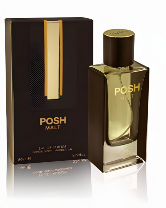 Parfum Posh Malt, Fragrance World, apa de parfum 80 ml, barbati - inspirat din  A*Men Pure Malt by  Thierry Mugler [2]