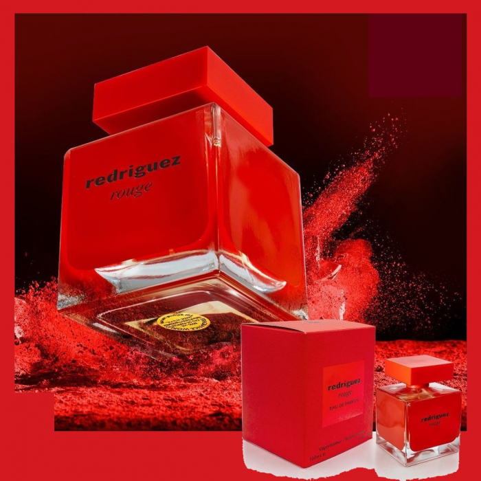 Parfum Redriguez Rouge, Fragrance World, apa de parfum 100 ml, femei - inspirat din Narciso Rouge by Narciso Rodriguez [4]