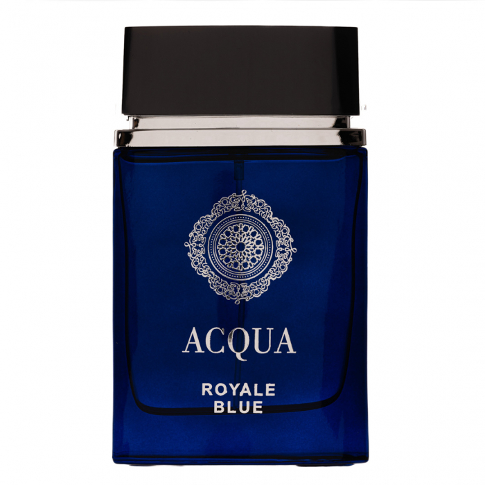 Parfum Acqua Royale Blue,  Fragrance World, apa de parfum 100 ml, unisex - inspirat din Dylan Blue by Versace