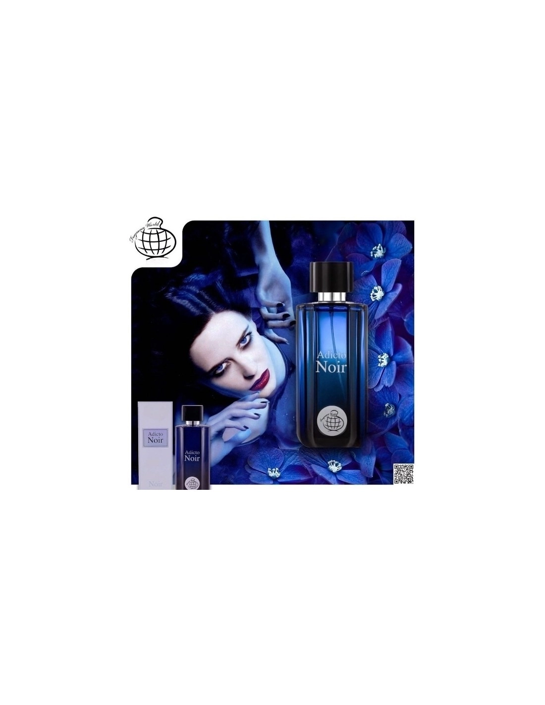 Parfum Adicto Noir, Fragrance World, apa de parfum 100 ml, femei - inspirat din  Dior Addict by Christian Dior [4]